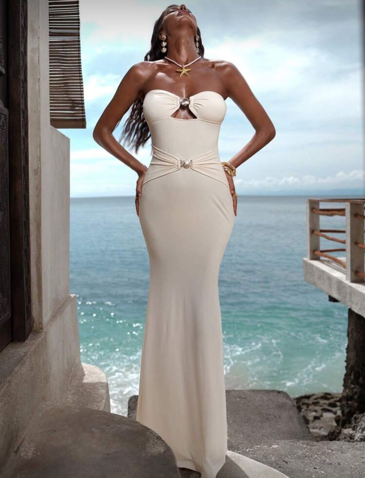 Strapless Maxi Dress