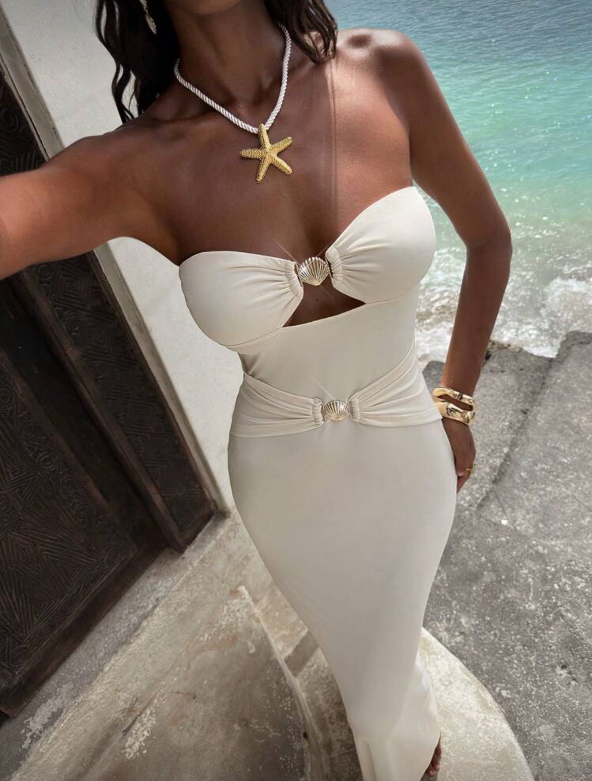 Strapless Maxi Dress